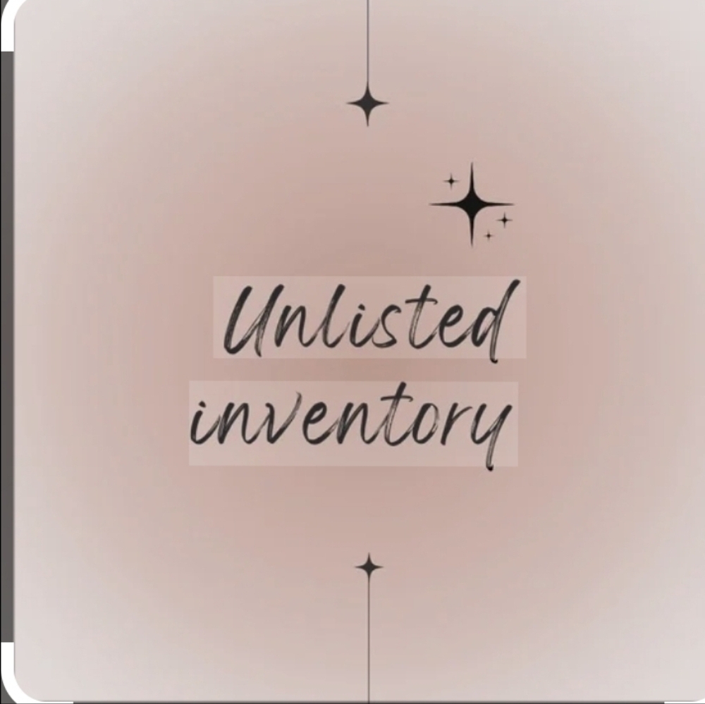 Unlisted Inventory Sign